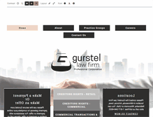 Tablet Screenshot of gurstel.com